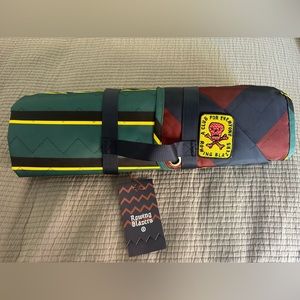 Rowing Blazers x Target Triple-Striped Outdoor Blanket NWT